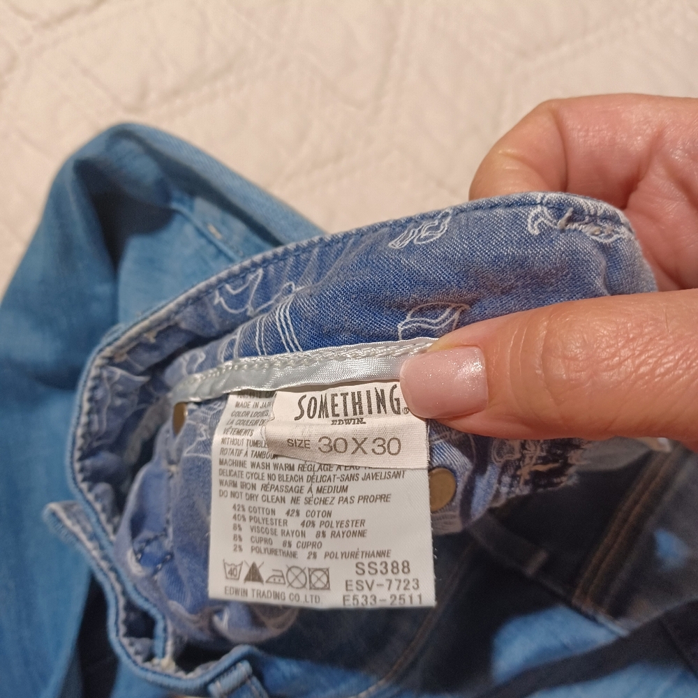 🇯🇵 Japanese Brand EDWIN Straight Leg Jeans - Picture 9 of 10
